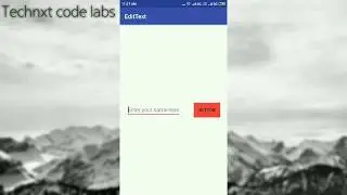 How to create an EditText in android ?