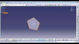 Catia v5 pentagone
