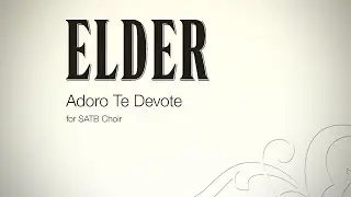 Adoro Te Devote (demo version)