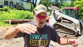 Cutting 8x8 sills for timber frame order, testing Mechanix gloves, new blade lube, Stellicut band.