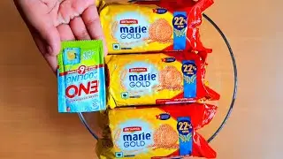 Marie biscuit cake in microwave oven