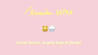 rocío dúrcal - la gata bajo la lluvia 🌧️ (ultra cover)