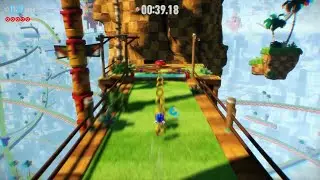 Sonic Frontiers Cyberspace 3-1 Speedrun 01:01.80