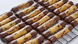I can't stop eating while making this dish | fingers chocolate cookies | butterless | desserts