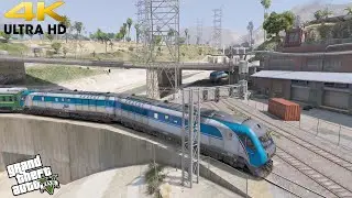 DF11G Diesel Locomotive and China Coaches - Grand Theft Auto V