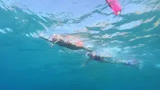 Open water drills - Trio drill 10 - Right-hand gradual trioKnee-ankle grade