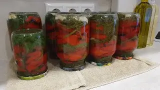 Hot pickled peppers 🌶🌶🌶 Chiperi iuți marinati