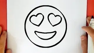 COMO DESENHAR UM EMOJI APAIXONADO