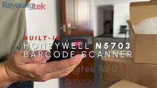 Rayoungtek N60 Android Barcode Scanner, Rugged Android 12 OS Barcode Scanner