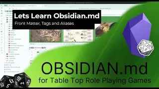 Obsidian - Front Matter, Tags and Aliases