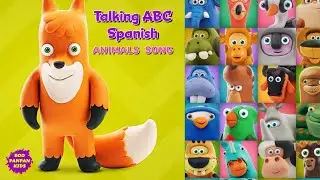 Talking ABC Spanish Alphabet animals and song|Boopanpankids
