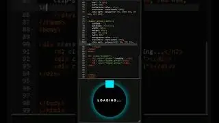 Loading Animation With Double Arrows | HTML CSS 