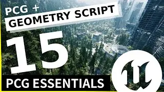 Procedural Geometry Workflows Using PCG and Geometry Script