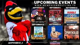 JOIN US LIVE  |  Memphis Wrestling on the road!