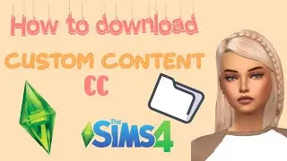 How to download Custom Content CC in Sims4 || EASY AND FAST! ||