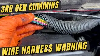 3rd Gen Cummins Melted Wire Harness Warning