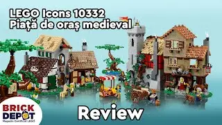 Review LEGO Icons 10332 Piață de oraș medieval