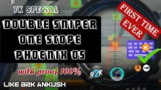 Phoenix os One Scope Double Sniper Trick 😎 Free Fire NEW !! Like B2K Ankush Alpha Lorem | Tech Drock