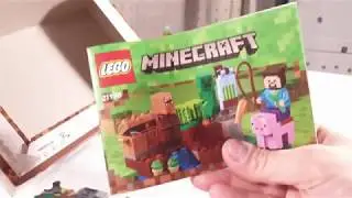 LEGO Minecraft 21138 The Melon Farm. Unboxing. Build. All in 4K