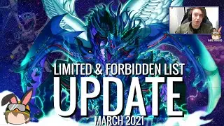 Yu-Gi-Oh! Limited & Forbidden List Update | NEW MARCH 2021!