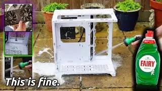 Hosing down a PC? | $300 budget gaming PC and deep clean! ft. AliExpress ELSA RX 580