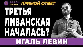 ИГАЛЬ ЛЕВИН. Третья Ливанская началась?