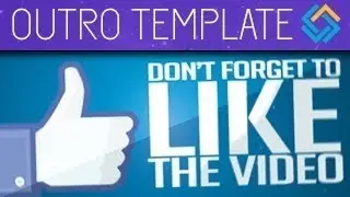 Free Outro #1 | After Effects 2D Outro Template [FREE DOWNLOAD]