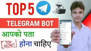 Top 5 Telegram bots 2023 | All bots of Telegram | Best telegram bots 2023 | Usefull telegram bots