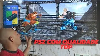 COMO CONFIGURAR CONVERSOR  DE PS2 PARA HDMI EM QUALQUER TV NOVA, JOGAR EM ALTA RESOLUÇÃO