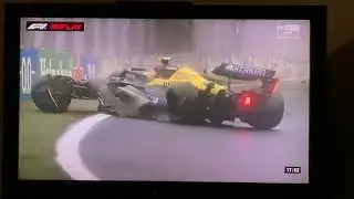 Franco Colapinto big crash in race | 2024 Brazil GP