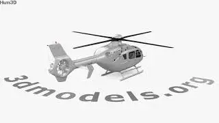 Eurocopter EC135 with HQ interior 3D model by 3DModels.org