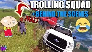 TROLLING THE SQUADS FARM | WITH SPENCER TV| LONE OAK FARMS | FARMING SIMULATOR 2017