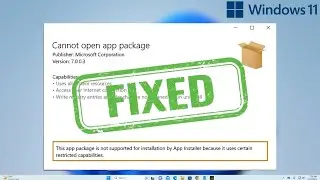 App Package Not Supported for Installation - How to Troubleshoot