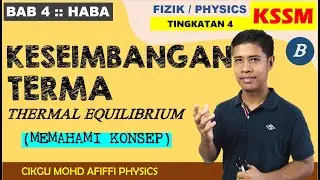 Keseimbangan Terma / Thermal Equilibrium (Tutorial 4.1 A)