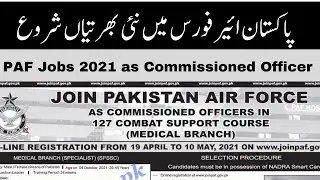 paf jobs 2021 as commissioned officer - join paf jobs 2021 as commission officer jobs
