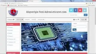 Eticaret Sitesi Yapma Görsel Eğitim Seti - Üyelik Sistemi