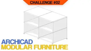 Modular furniture for Archicad Parametric Object Factory challenge