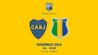 FUTSAL AFA ♀️ 5ta | Fecha 16 | Boca Juniors 🆚 Pacífico