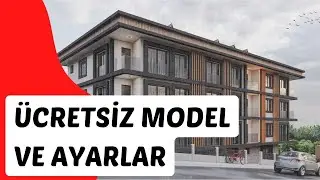 ÜCRETSİZ APRTMAN MODELİ VE RENDER AYARLARI