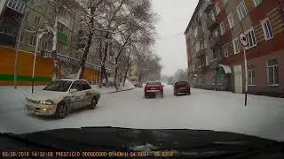 Авария около центра занятости 25.03.18