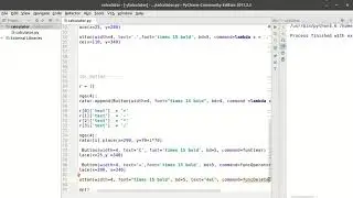 Python GUI Tutorial - 58 - calculator - delete button