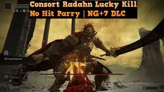 Elden Ring DLC 1.14: Consort Radahn Lucky Kill | No Hit Parry | NG+7 DLC