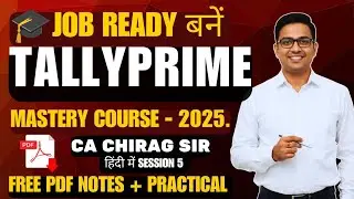 TallyPrime Full Course 2025 | GST Entries Step by Step | Sales & Purchase with GST in Tally