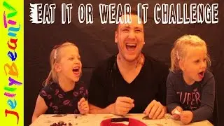 EAT IT OR WEAR IT CHALLENGE | DUMP EVERYTHING VERSION | WITH KIDS | MESSY FOOD