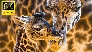 Giraffes Animals Collection in 8K HDR 60FPS ULTRA HD