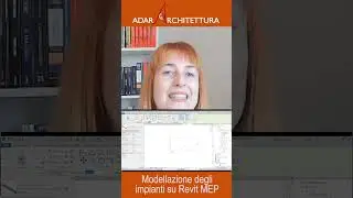 Modellazione impianti e verifica coordinamento con modello architettonico su Revit MEP 