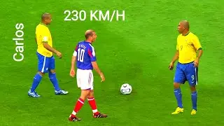 Roberto Carlos, Ronaldo & Zidane Showing Their Class in 1997◽Carlos Best Free-kick Goal