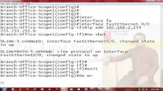 Part 2 Frame Relay HUB and Scope Configuration