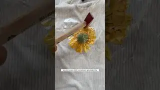 Çiçeklerle t-shirt boyama 🫠