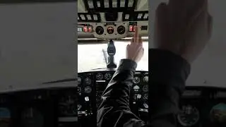 Запуск и опробование двигателей Piper PA-31 Navajo